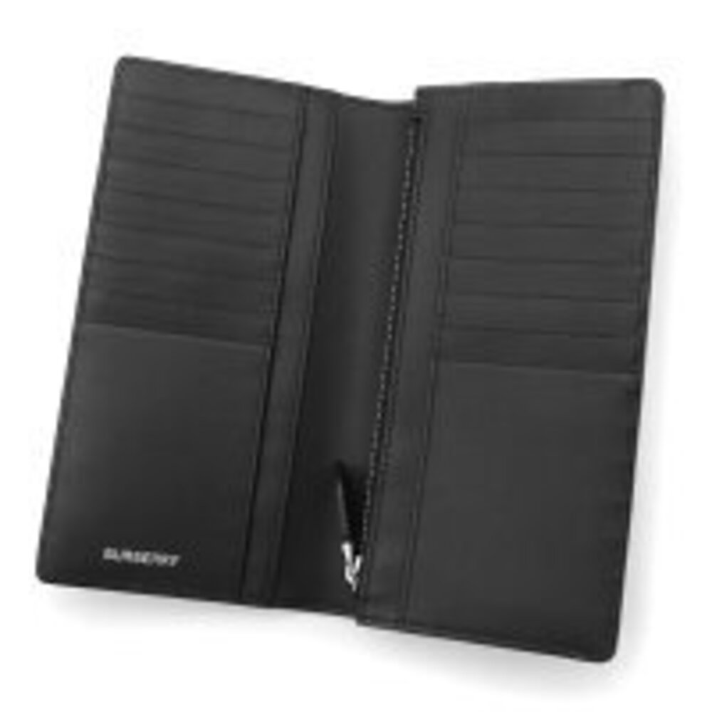 Burberry CC Check Bifold Black Beige Wallet - Picture 4 of 5